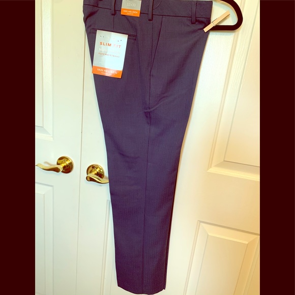 van heusen slim fit dress pants